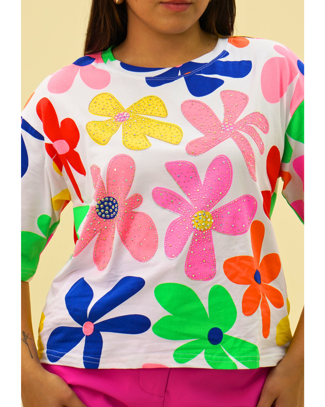 NEON FLOWERS SHIRT