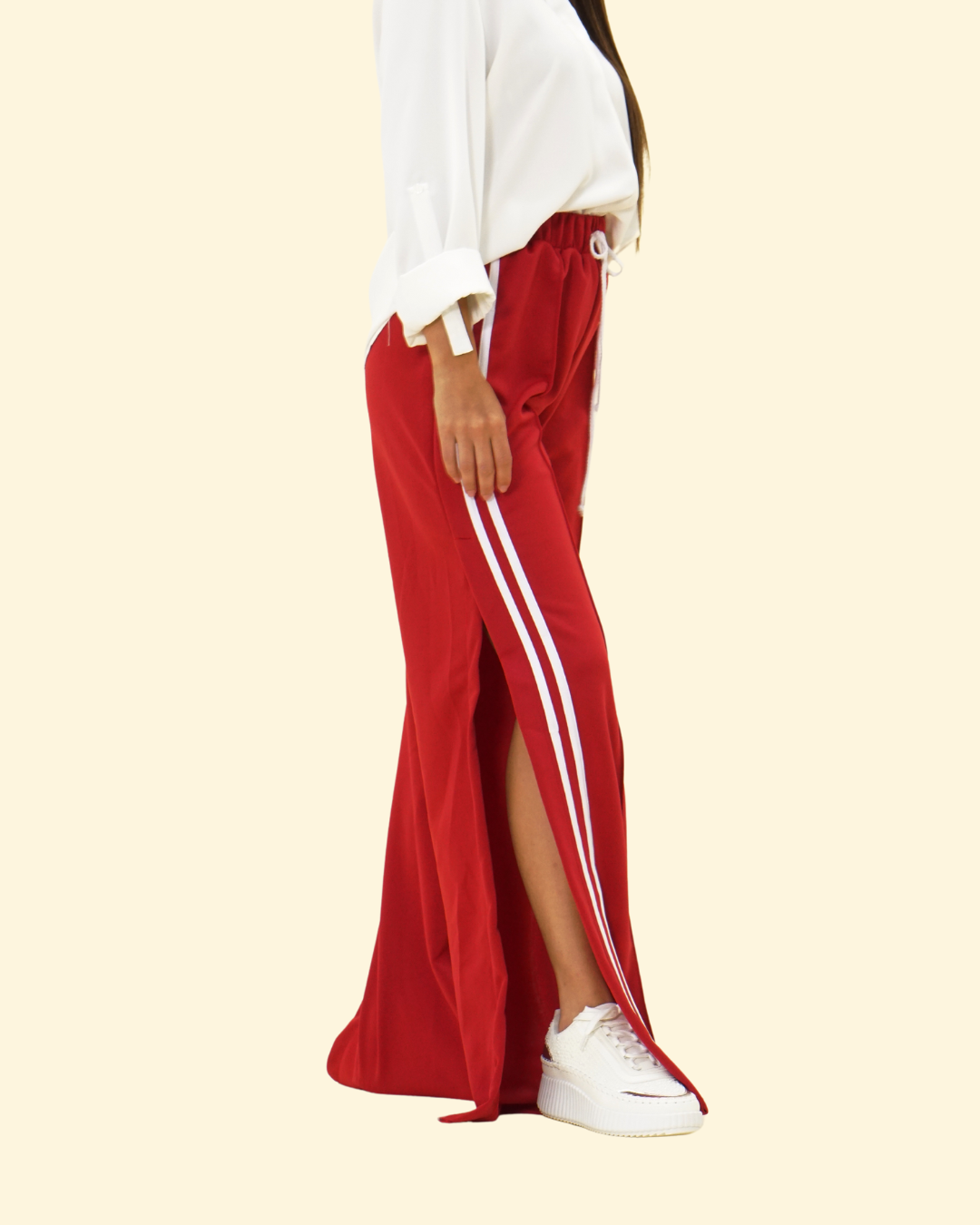 SIDE SLIT TRACK PANTS